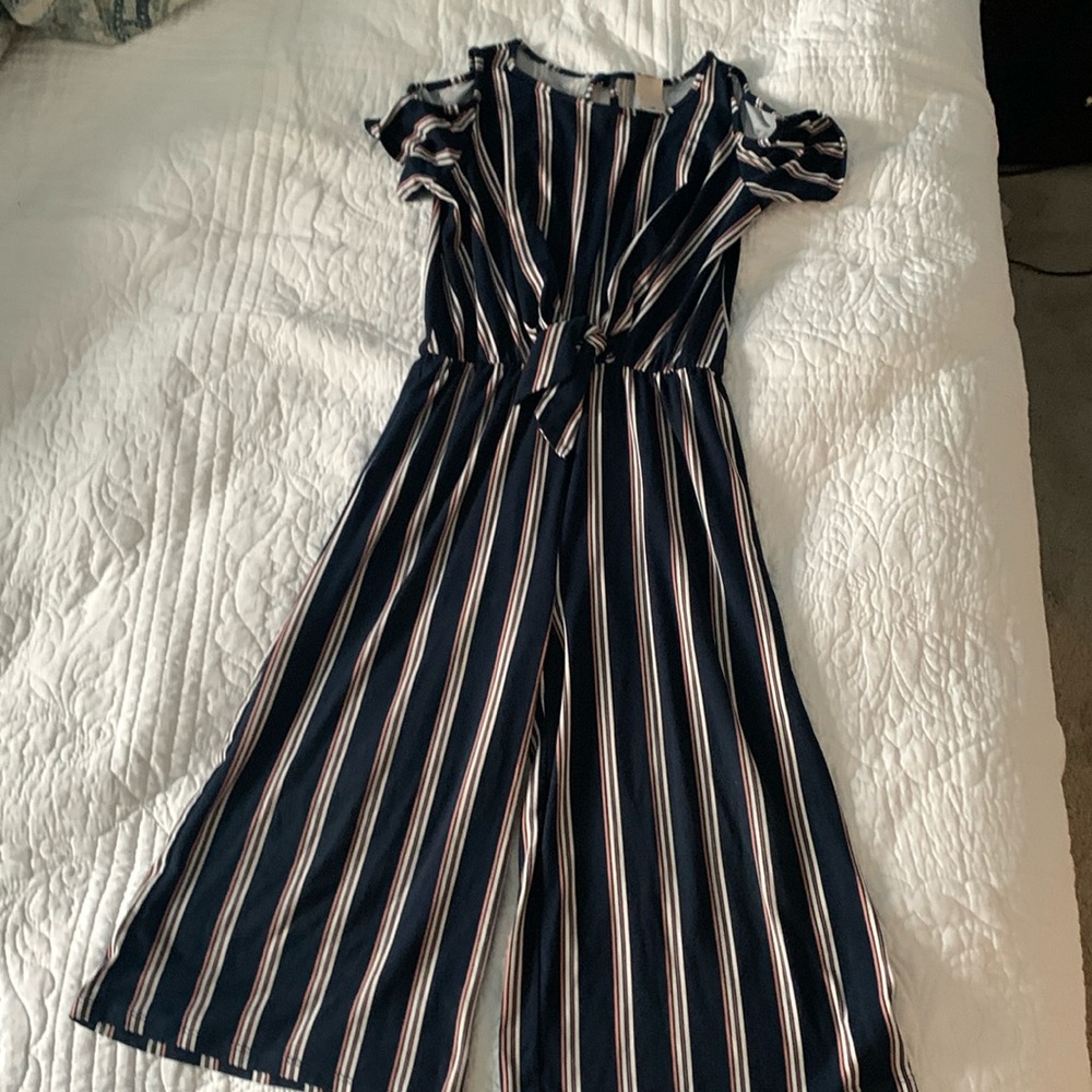 Navy blue romper